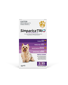 Buy Simparica Trio - Monthly Flea, Tick and Heartworm Treatment