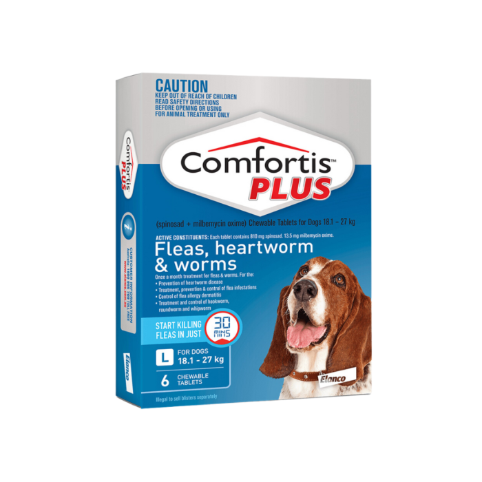 Buy Comfortis Plus Dog Large 18.1 27kg Blue