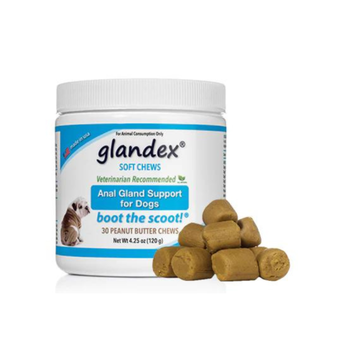 Glandex Anal Gland Peanut Butter Chews For Dogs Australia