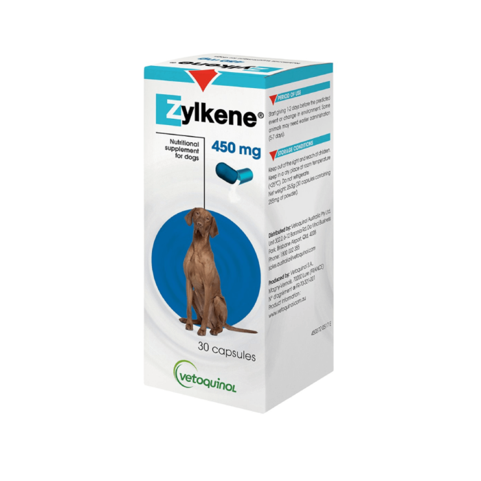 Zylkene Large Dogs 15kg - 60kg 450mg 30 Capsules VetShopAustralia