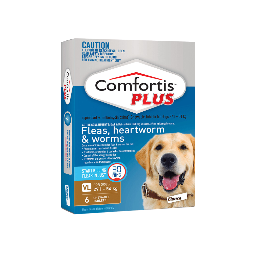 Comfortis doses shop for dogs